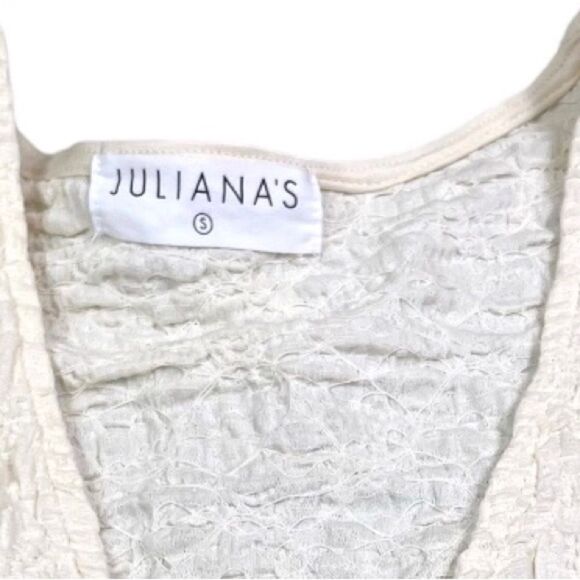 JULIANA’S Ivory V Neckline Wrap Top - Picture 9 of 11